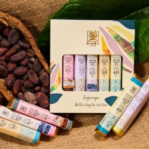 スティックチョコレート5本入りギフトセット（ナチュラル）