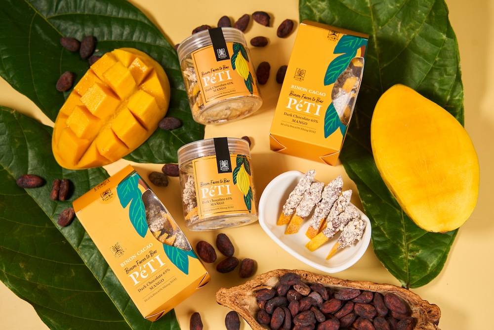 PeTI チョコレート ダーク65%&マンゴー - 画像 (2)