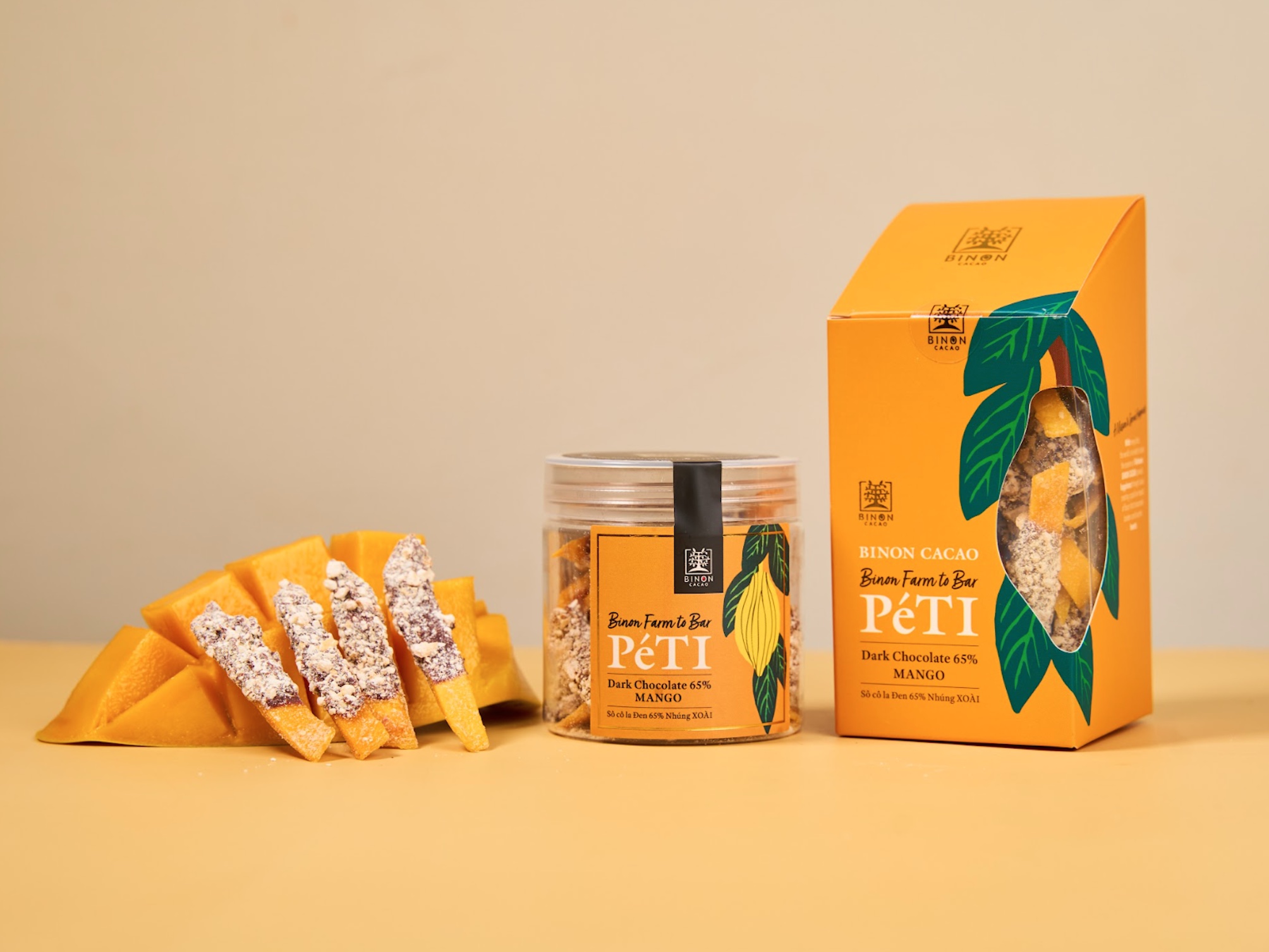 PeTI チョコレート ダーク65%&マンゴー