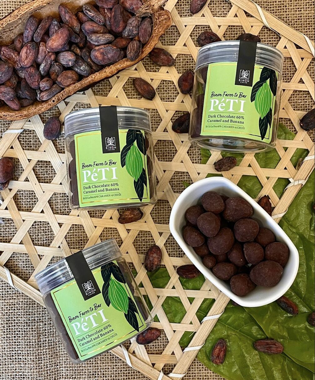 PeTI チョコレート ダーク65% キャラメルバナナ - 画像 (2)