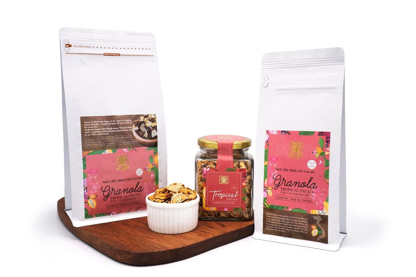 BINON GRANOLA (カカオニブ・トロピカルフルーツ) 【250g】